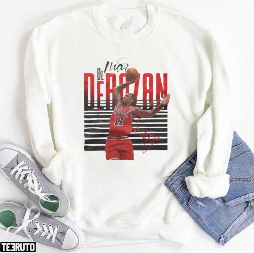 Chicago Bulls 11 Demar Derozan Signature Unisex T-Shirt