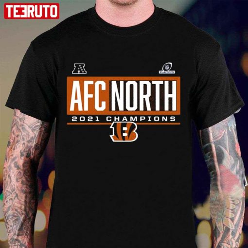 Cincinnati Bengals 2021 Afc North Division Champions Blocked Favorite Unisex T-Shirt