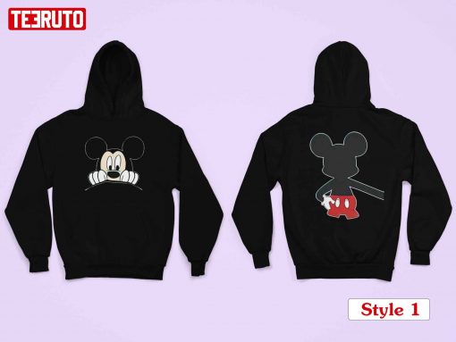 Couple Matching Valentine Mickey Minnie Mouse Disney Characters Hoodie