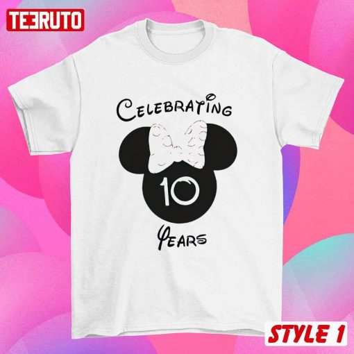 Customise Mickey Minnie Celebrating Anniversary Husband And Wife Matching Valentine Sweatshirt