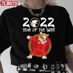 Dabbing Year Of The Tiger Happy Chinese New Year 2022 Unisex T-Shirt