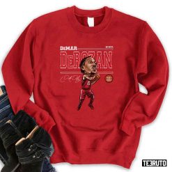 Demar Derozan Cartoon Signature Unisex T-Shirt