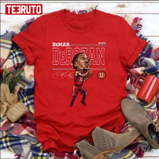 Demar Derozan Cartoon Signature Unisex T-Shirt