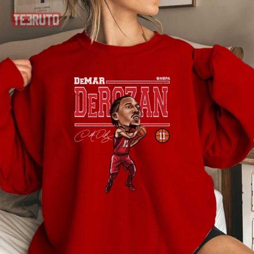 Demar Derozan Cartoon Signature Unisex T-Shirt