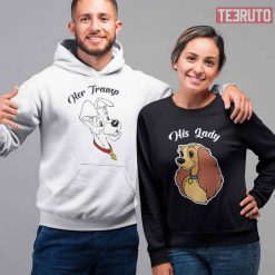 Disney Lady And The Tramp Spaghetti Couple Valentine Matching Sweatshirt