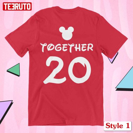 Disney Mickey Minnie Customise Together Since Husband And Wife Matching Valentine Hoodie