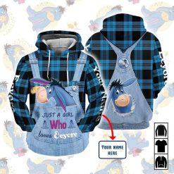 Eeyore Winnie The Pooh Just A Girl Who Loves Eeyore Full Printing 3d Hoodie