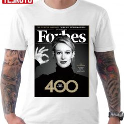 Elizabeth Holmes Theranos Forbes 400 Theranos Unisex T-Shirt