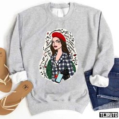 Emily In Paris Art Lily Collins Unisex Sweatshirt