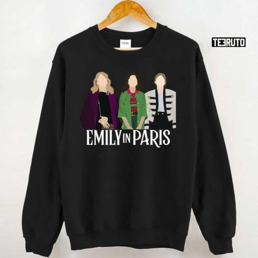 Emily In Paris Movie Sylvie Greatau Emily Cooper And Camille Unisex T-Shirt