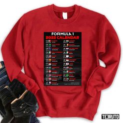 F1 2022 Calendar All Circuit Unisex T-Shirt