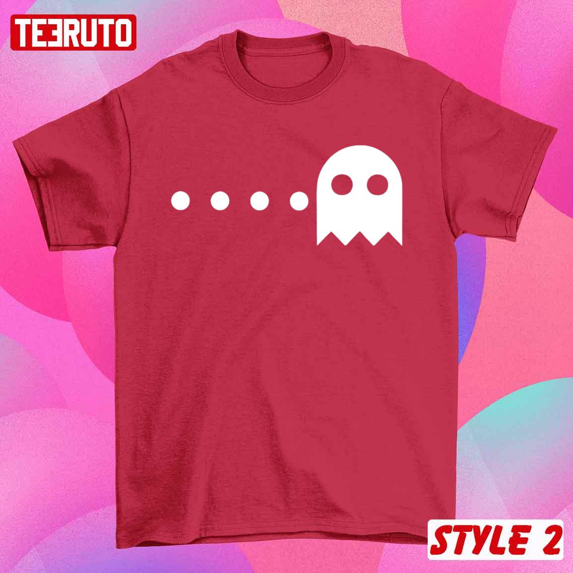 Gamebox 80s Ghost And Pacman Couple Matching Valentine T-Shirt