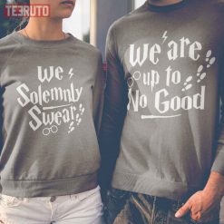 Harry Potter Fan We Solemnly Swear We’re Up To No Good Couple Matching Valentine Sweatshirt