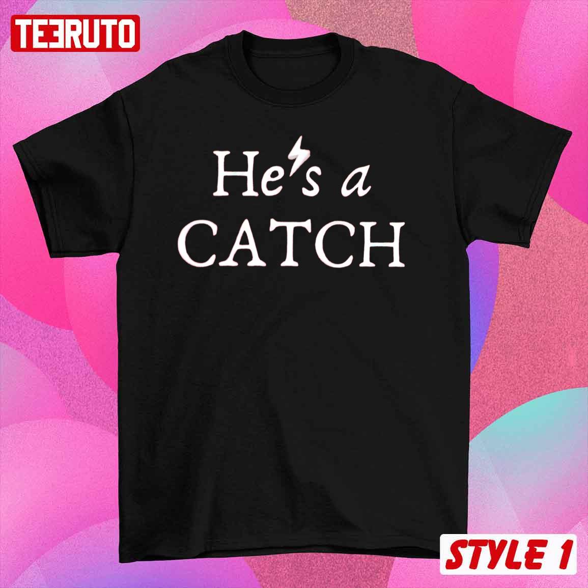 She’s A Catch He’s A Keeper: Matching Harry Potter Shirts for Couples or Mommy and Me Unisex Tee XL / Unisex Tee M