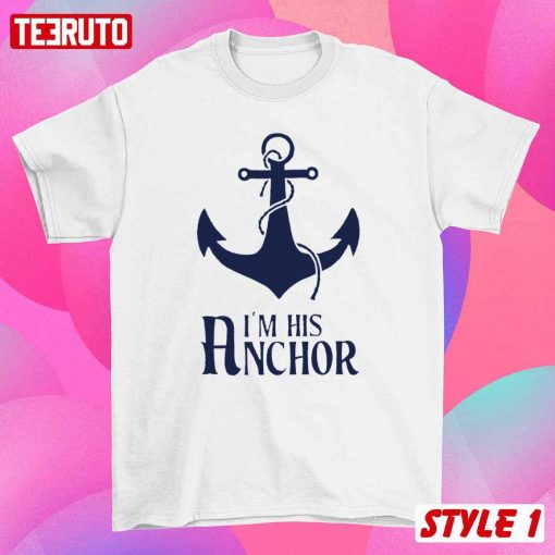 Her Captain His Anchor Couple Matching Valentine T-Shirt