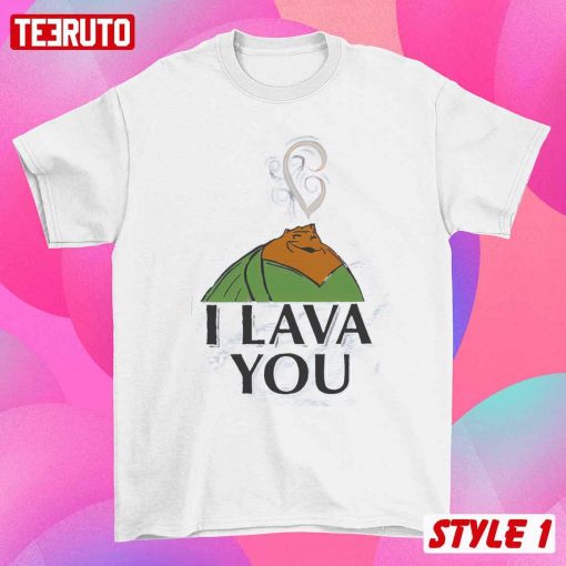 I Lava You Cartoon Cute Couple Matching Valentine Sweatshirt
