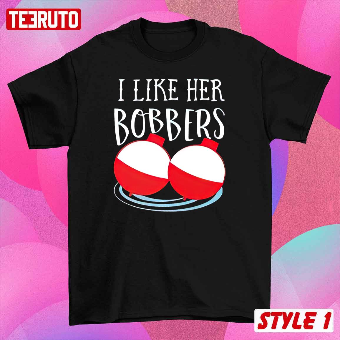 I Like Her Bobbers I Like His Pole Funny Matching Valentine Sweatshirt