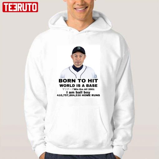 Ichiro Born To Hit Unisex T-Shirt