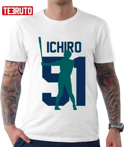 Ichiro Suzuki Jersey Number Artwork Unisex T-Shirt