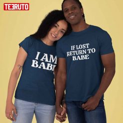 If Lost Return To Babe Couple Valentine’s Day Matching T-Shirt