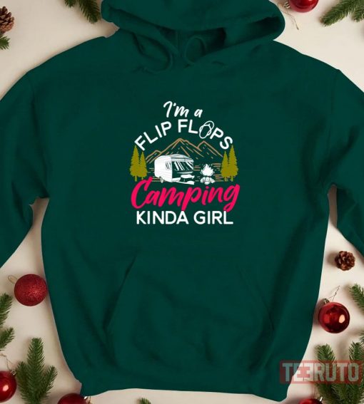 I’m A Flip Flops Camping Kinda Girl Unisex T-Shirt