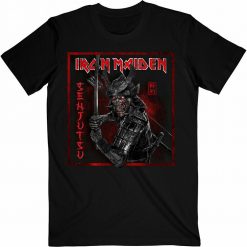 Iron Maiden Watermark Senjutsu Album Vintage Metal Rock Band T-Shirt