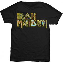 Iron Maiden unisex Eddie Logo T-Shirt