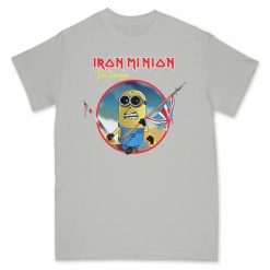 Iron Minion Iron Maiden The Trooper Inspired Funny Minion T-Shirt