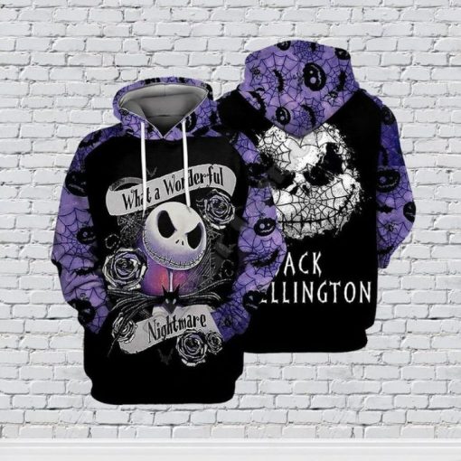 Jack Skellington The Nightmares Before Christmas Full Printing 3d 3 Hoodie