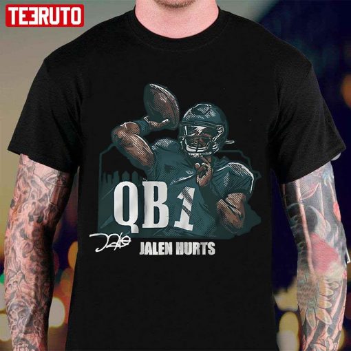 Jalen Hurts Qb1 For Philadelphia Eagles Unisex T-Shirt