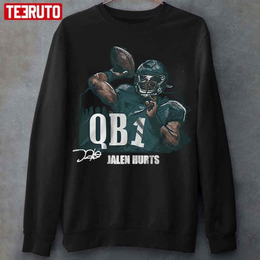 Jalen Hurts Qb1 For Philadelphia Eagles Unisex T-Shirt