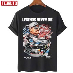 Legend Never Die Dales Earnhardts Signatures Unisex T-Shirt