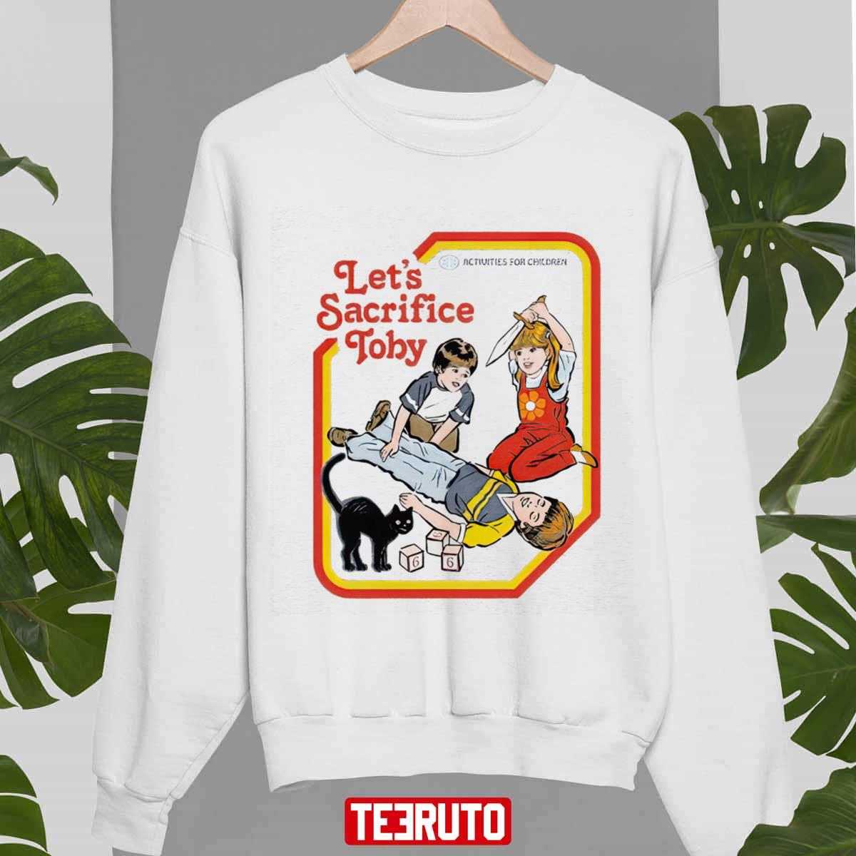 Let's Sacrifice Toby Horror Cartoon Unisex Sweatshirt