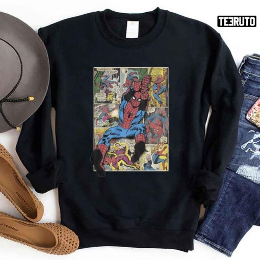 Marvel Spider-Man Comic Book Page Unisex Sweatshirt