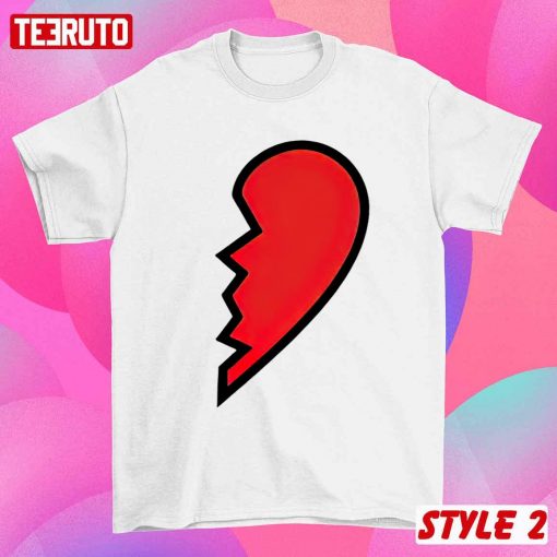 Matching Heart Couple Valentine T-Shirt