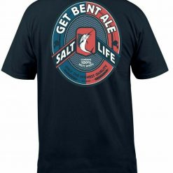 Mens Salt Life Get Bent Graphic Pocket Short Unisex T-Shirt
