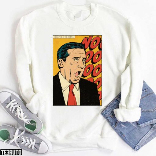 Micheal Scott The Office No God Pop Art Unisex T-Shirt