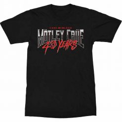 Motley Crue 40 Years Official Unisex T-shirt