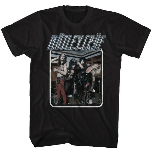 Motley Crue Cd Lgo Uncrued Group Photo Official Unisex T-shirt