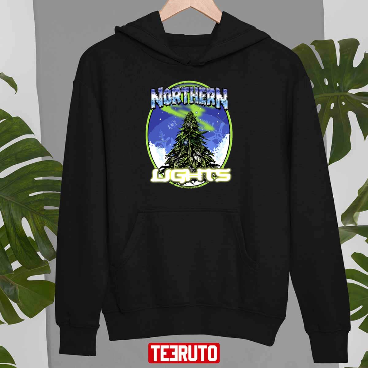 Northern Lights Cannabis Strain Art Unisex Sweatshirt
