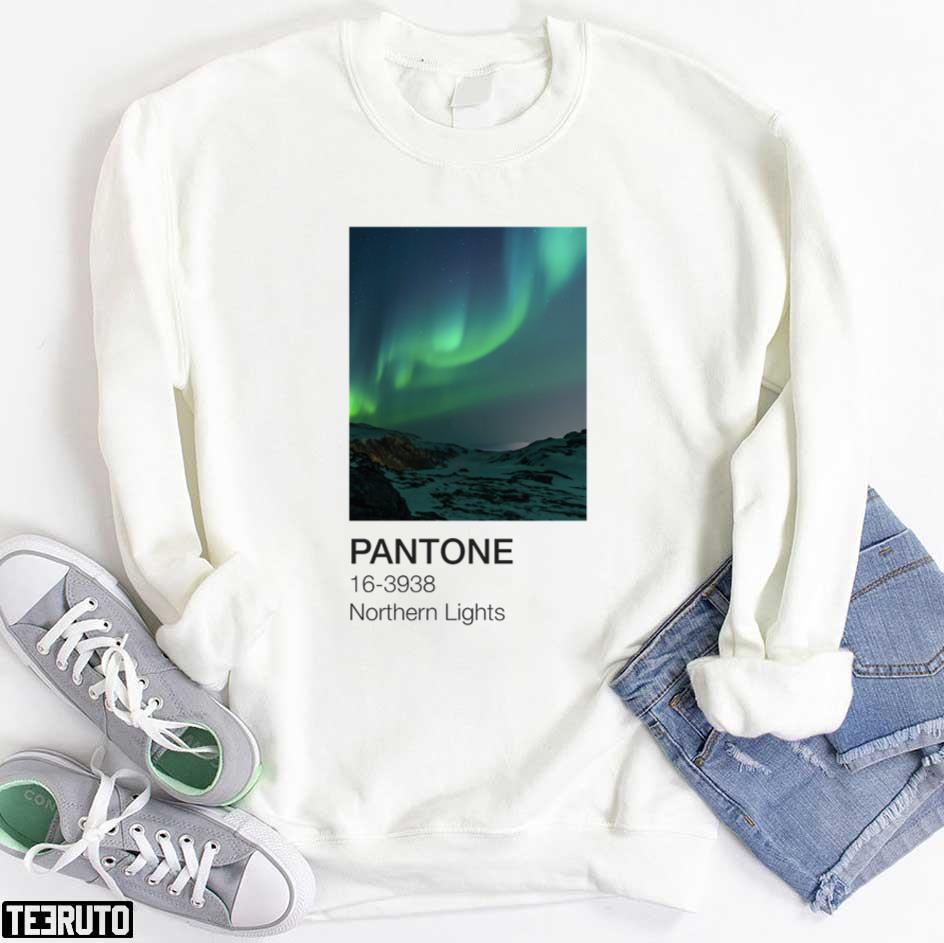 Northern Lights Pantone Shade Unisex T-Shirt