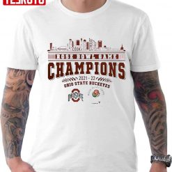 Ohio State Buckeyes 2022 Rose Bowl Game Champions 2021 2022 Matchup Ohio City Unisex T-Shirt