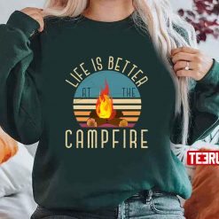 Outdoors Camp Forest Camper Retro Unisex T-Shirt