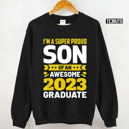 Proud Son Of An Awesome 2023 Graduate Senior Graduation Unisex T-Shirt