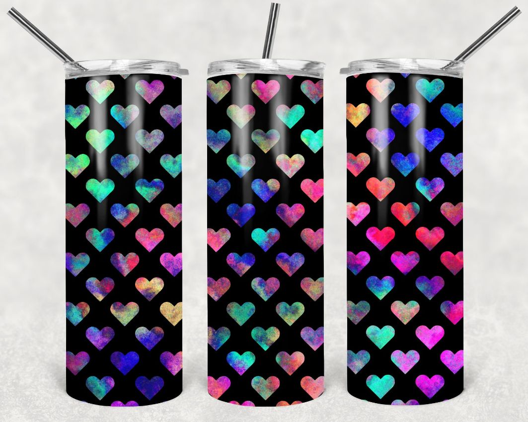 20 oz Skinny Valentine Day Tumbler - Teeruto