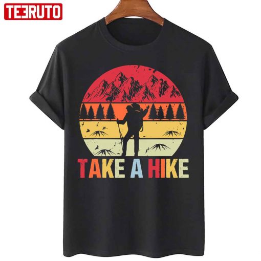 Retro Take A Hike Outdoors Unisex Sweatshirt