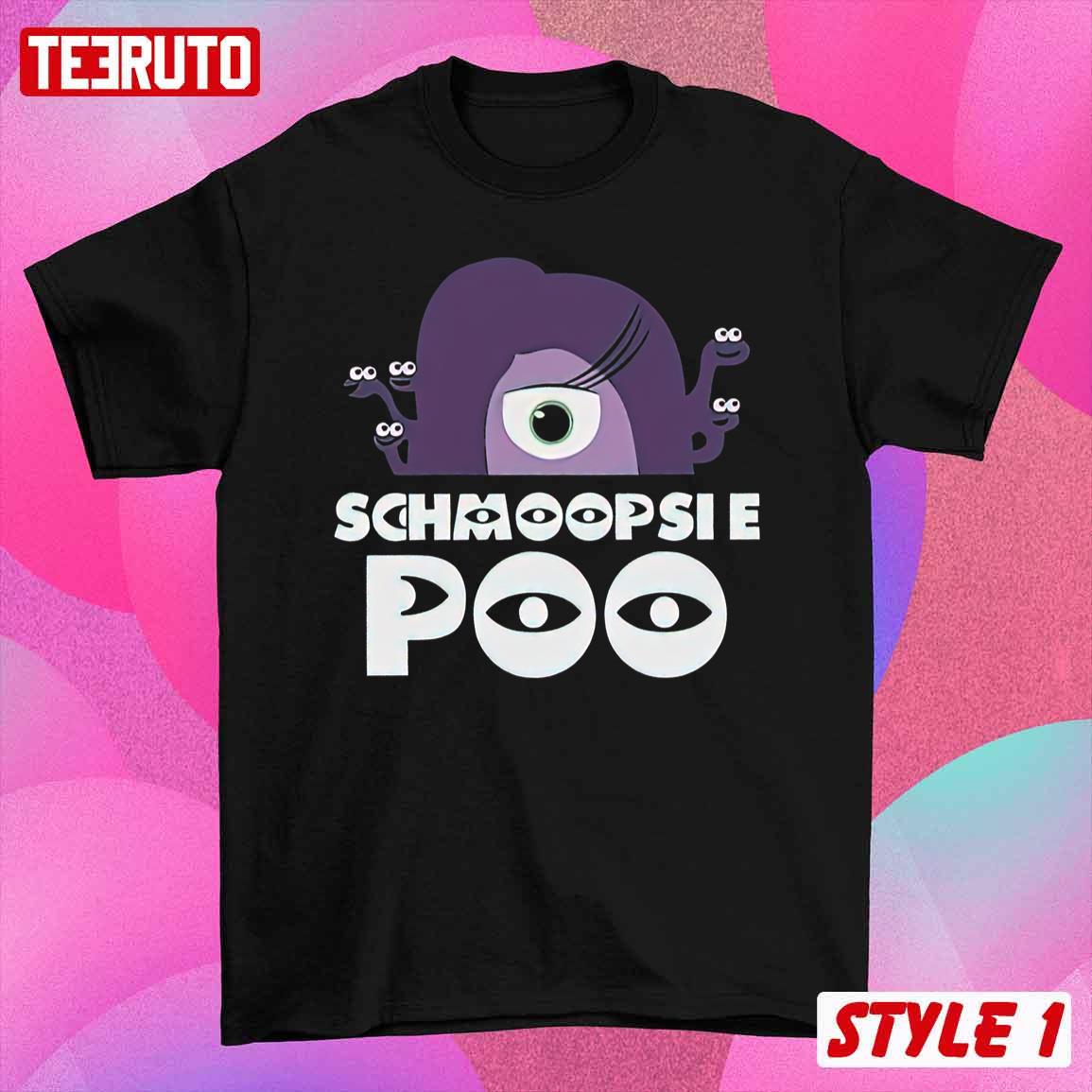Schmoopsie Poo Googly Bear Monsters Inc Mike Wazowski Valentine Matching Couple Sweatshirt