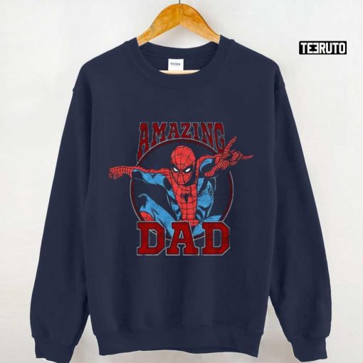 Spiderman The Amazing Dad Vintage Unisex T-Shirt