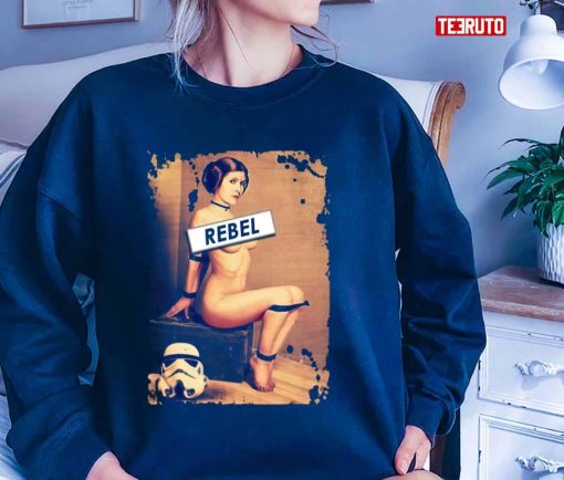 Star Wars Rebel Princess Leia Naughty Trooper Vintage Unisex T-Shirt