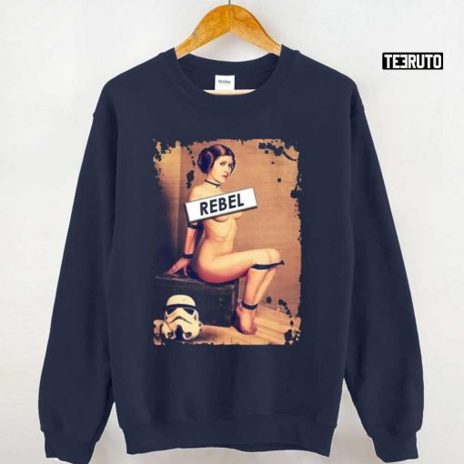 Star Wars Rebel Princess Leia Naughty Trooper Vintage Unisex T-Shirt